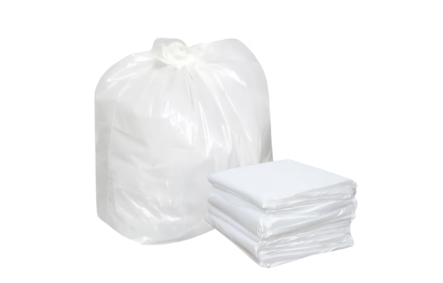 Black & White Garbage Bags – Heavy Duty Trash Bags | Multiple Sizes & Quantities | Strong Disposable Waste Bags for Home, Office, Commercial Use