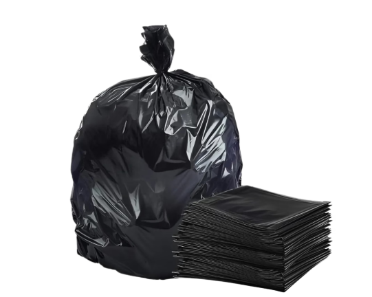 Black & White Garbage Bags – Heavy Duty Trash Bags | Multiple Sizes & Quantities | Strong Disposable Waste Bags for Home, Office, Commercial Use