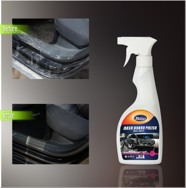 Thrill Dashboard Polish 700ML – Pack of 3 | Premium Car Interior Cleaner & Protector | Long-Lasting Shine for Dashboard, Vinyl, Plastic & Leather
