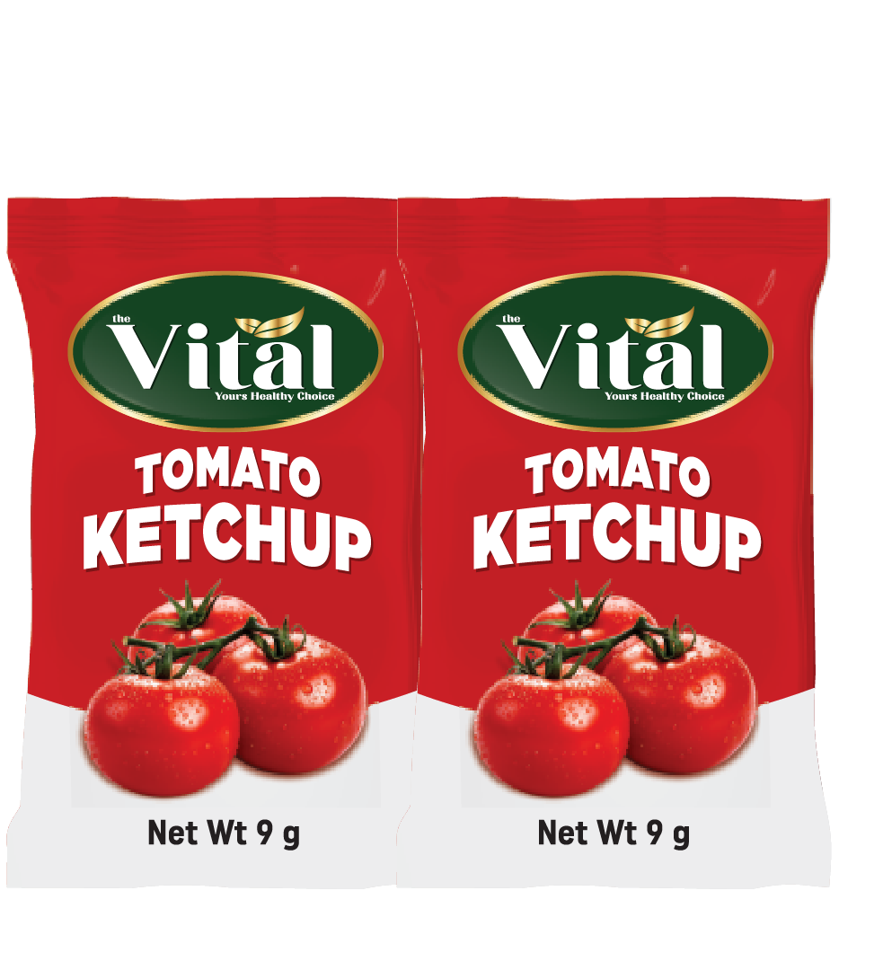 Vital Tomato Ketchup – Sachets & Bottles | Multiple Sizes | Bulk Pack for Restaurants, Hotels, Cafes, Catering & Takeaway Use