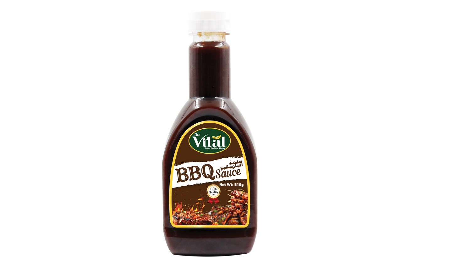 Vital BBQ Sauce – Rich & Smoky Barbecue Sauce | Available in 237g, 510ml & 3.78L Gallon Packs