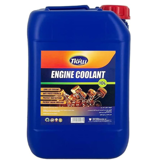 Thrill Engine Coolant 10L Can – Long-Lasting Antifreeze & Overheating Protection for All Vehicles | Prevents Rust, Corrosion & Engine Wear