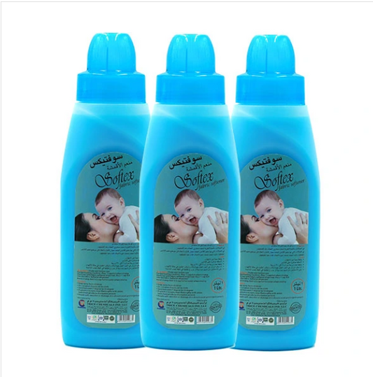 Thrill Softex Fabric Softener 1L – Pack of 3 | Long-Lasting Freshness, Anti-Static, Softens Clothes, Gentle on Fabrics