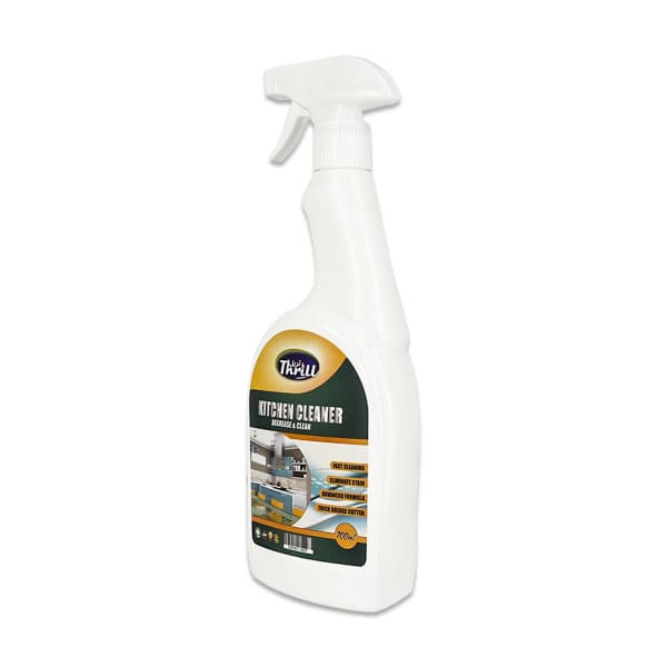 Thrill Kitchen Cleaner Spray 700ML – Pack of 3 | Degreaser, Anti-Bacterial, Fresh Scent, Safe for Food Surfaces