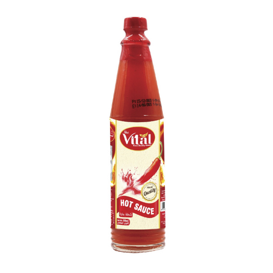 Vital Hot Sauce – Authentic Spicy Chili Sauce – Available in 88ml, 473ml & 4.5KG Gallon – Bulk & Retail Variants for Restaurants, Catering & Home Use