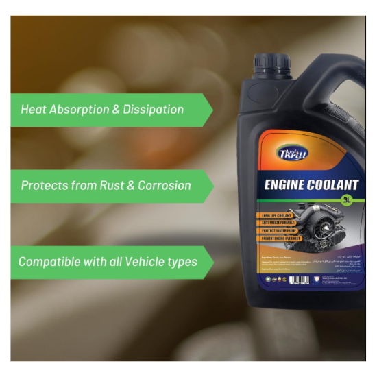 Thrill Engine Coolant 3 Ltr Pack of 2 – Superior Protection, Long-Lasting Performance, Easy Usage