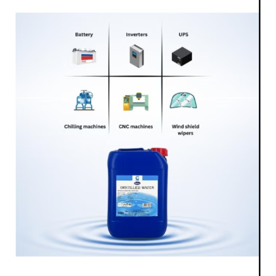 Thrill Distilled Water – Automotive-Grade Pure Water for Car Batteries &amp; Radiators | Prevents Scale &amp; Corrosion | UAE Bulk Supply
