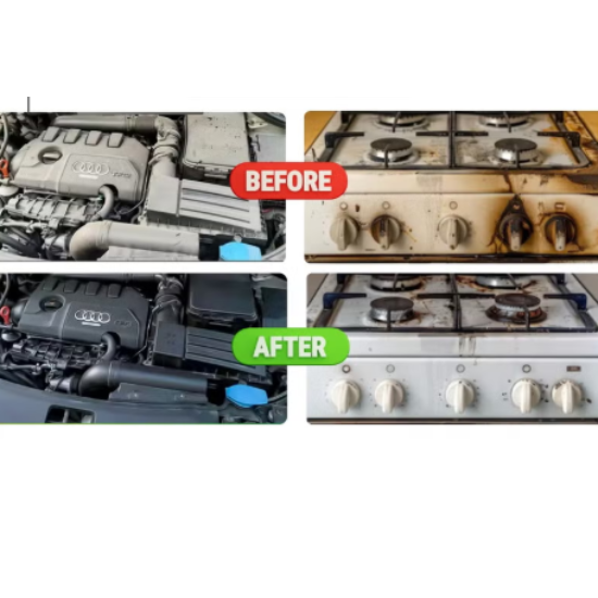 Thrill Tri D Grease Heavy Duty Industrial Degreaser Spray 700ml (Pack of 3) | Powerful Grease Remover for Industrial, Automotive, and Commercial Use