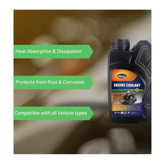 Thrill Engine Coolant 1 Litre (Pack of 3) | Ready-to-Use Anti-Freeze & Anti-Rust Radiator Coolant for Cars, Trucks & Heavy Vehicles