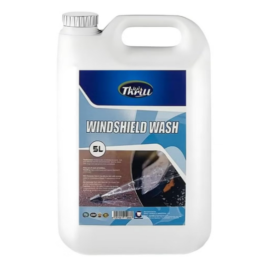 Thrill Windshield Washer Fluid 5 Ltr – Ready-to-Use Glass Cleaner for Cars, SUVs & Trucks | Streak-Free Shine | Bug, Dirt & Grime Remover | UAE Automotive Use