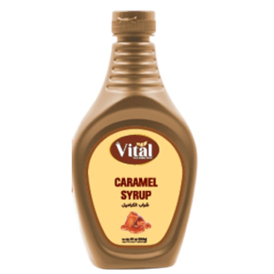 Vital Syrups Collection – Strawberry, Chocolate, Caramel, Pancake & Maple | Premium Dessert & Breakfast Syrups | Carton of 12 Each