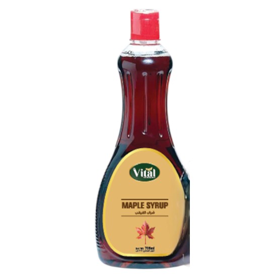 Vital Syrups Collection – Strawberry, Chocolate, Caramel, Pancake & Maple | Premium Dessert & Breakfast Syrups | Carton of 12 Each
