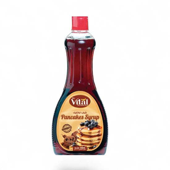 Vital Syrups Collection – Strawberry, Chocolate, Caramel, Pancake & Maple | Premium Dessert & Breakfast Syrups | Carton of 12 Each